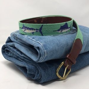 Smathers & Branson Hand-Stitched Belt